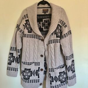 Pendleton Knit Cardigan USA M